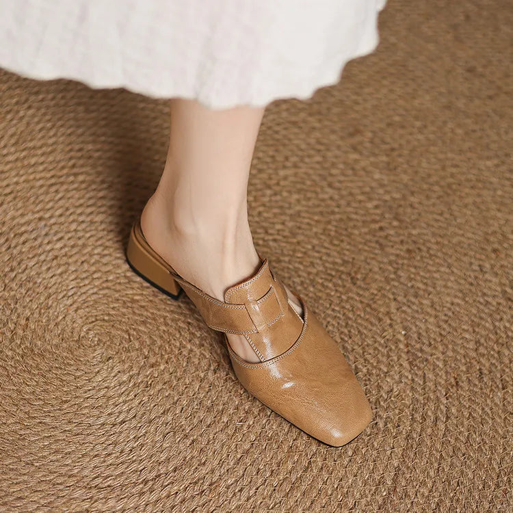 SIERRA GENUINE LEATHER MULE