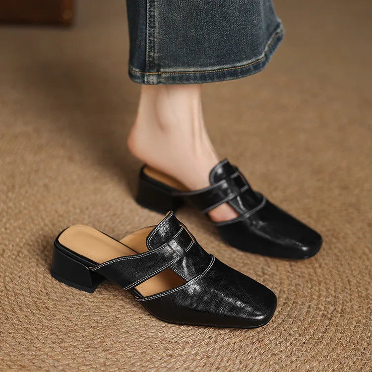 SIERRA GENUINE LEATHER MULE