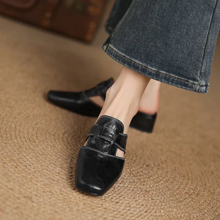 SIERRA GENUINE LEATHER MULE