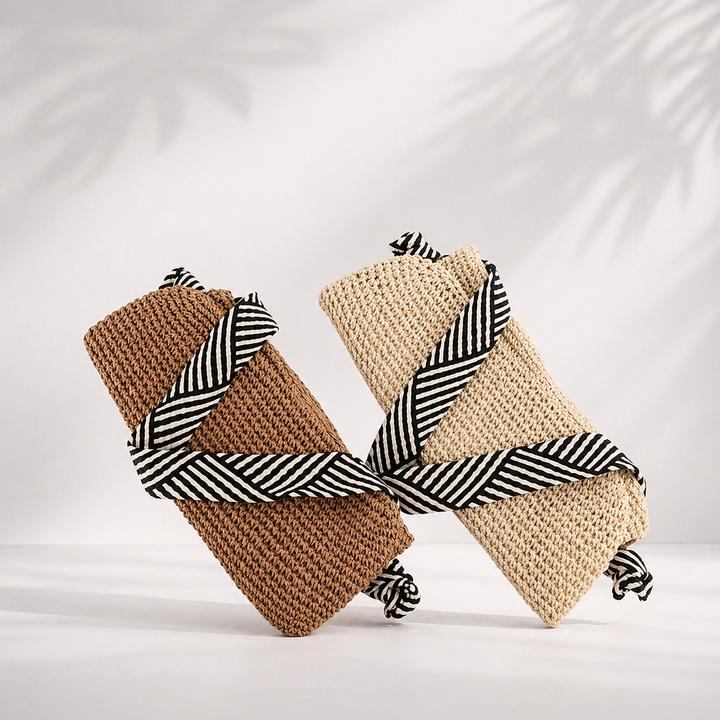 AVA WOVEN STRAW TOTE