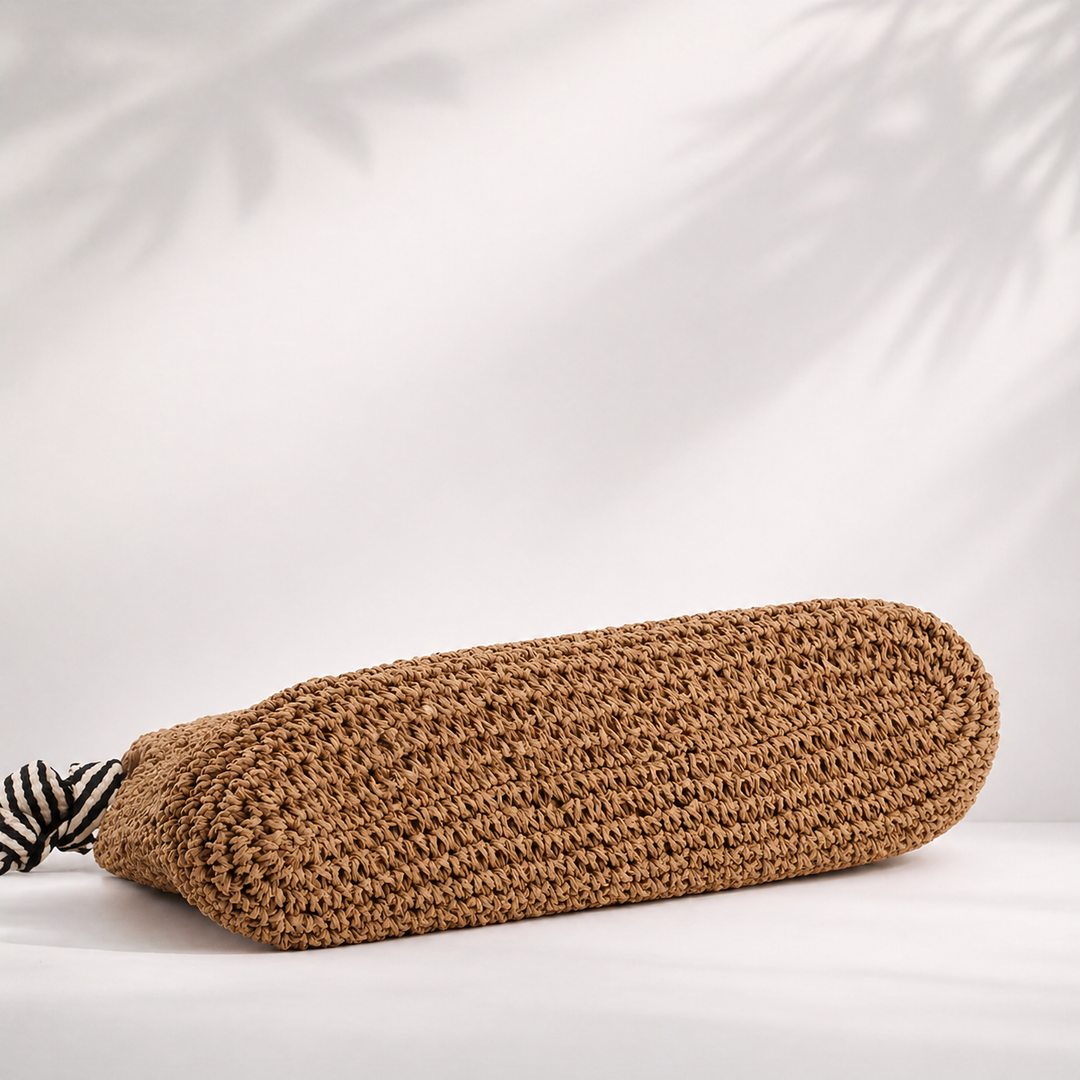 AVA WOVEN STRAW TOTE