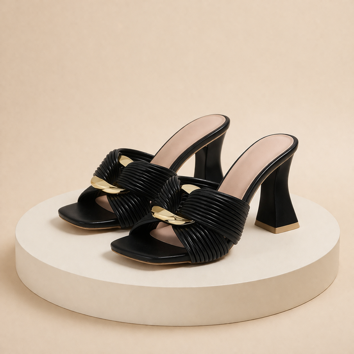 VICTORIA BLOCK HEEL SANDALS
