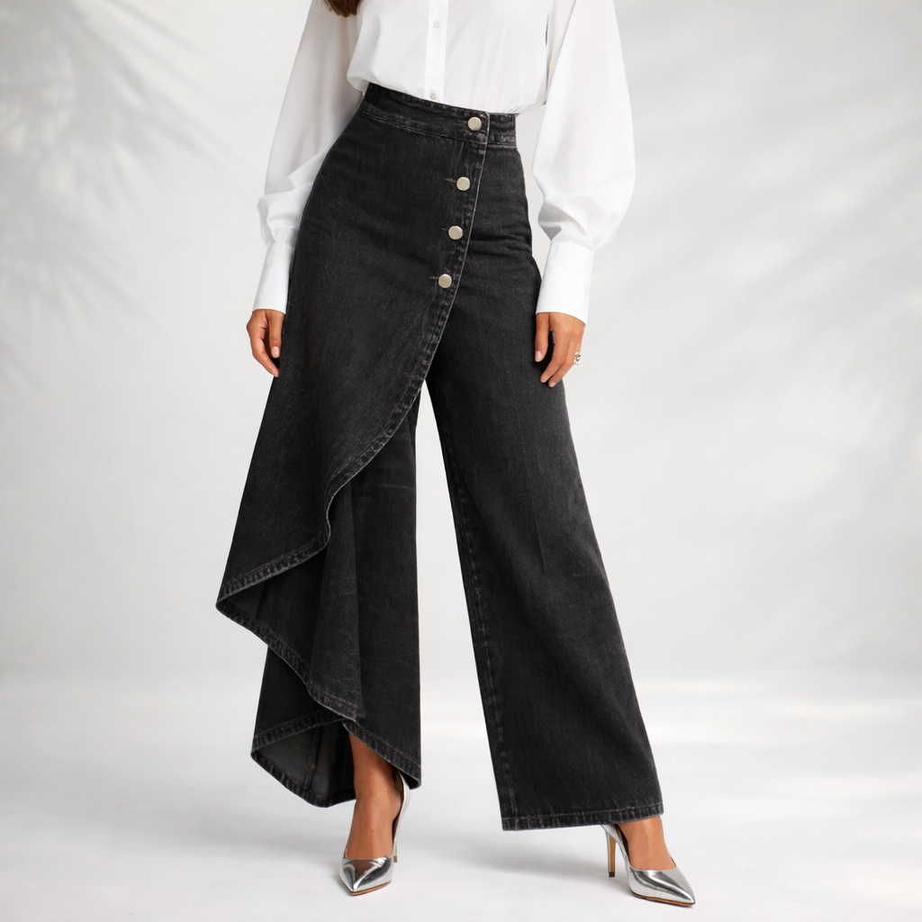 DIANA DENIM SKIRT PANTS