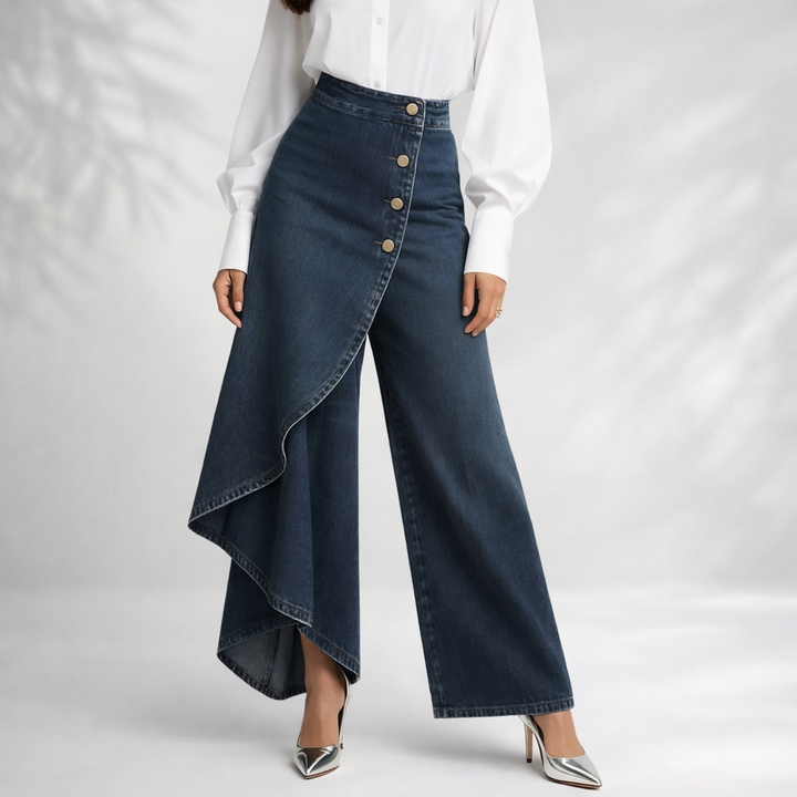 DIANA DENIM SKIRT PANTS