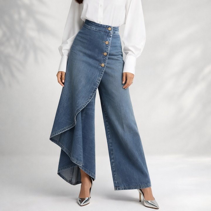 DIANA DENIM SKIRT PANTS