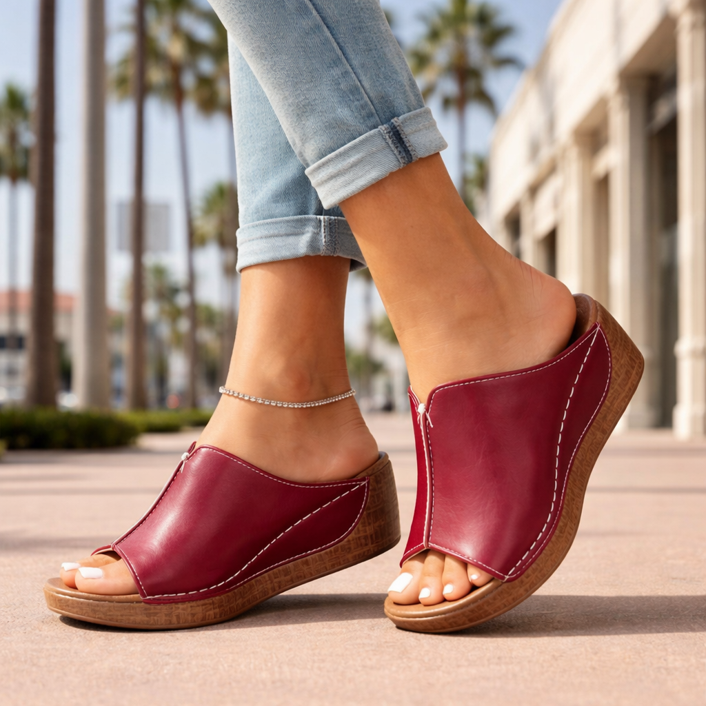 BIANCA LEATHER SANDALS