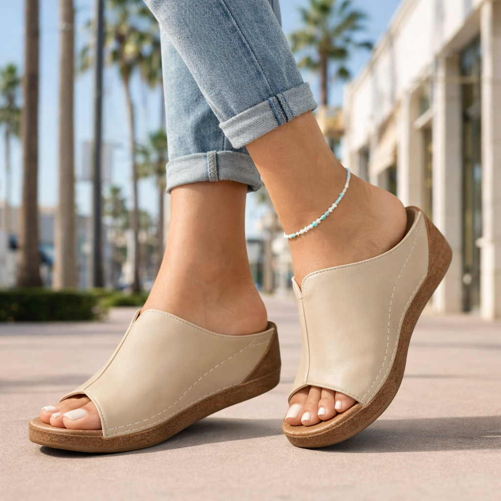 BIANCA LEATHER SANDALS