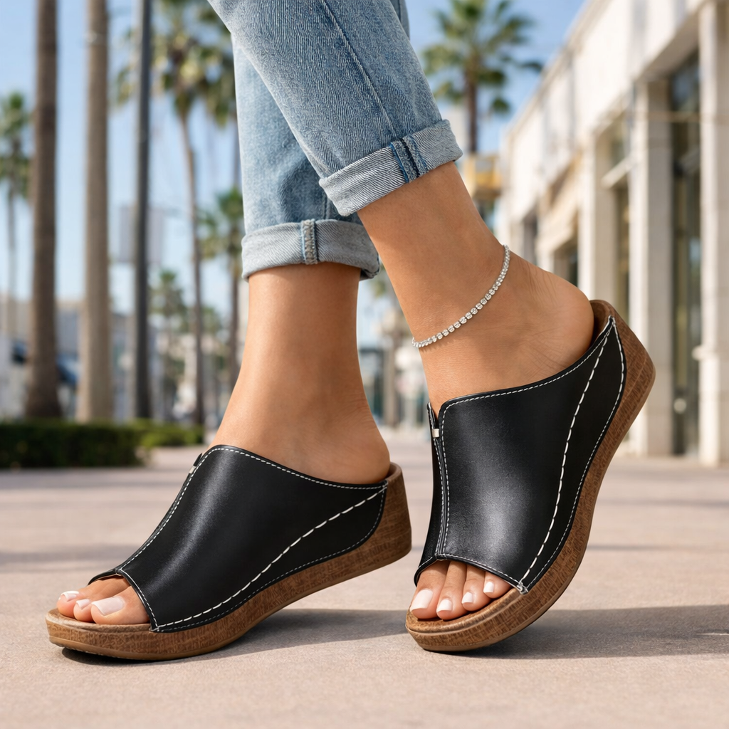 BIANCA LEATHER SANDALS