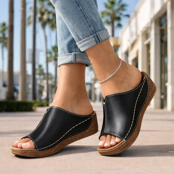 BIANCA LEATHER SANDALS