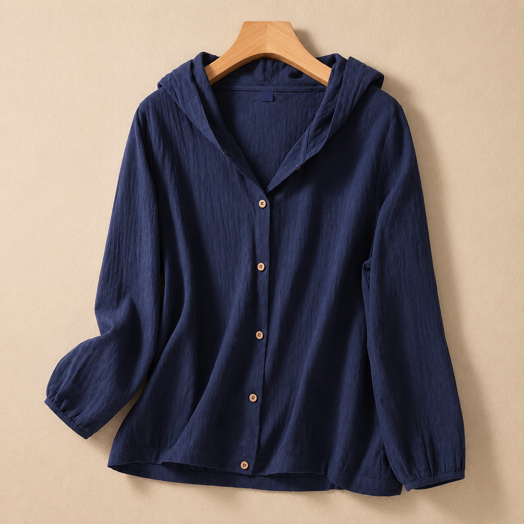 VANESSA LINEN HOODIE