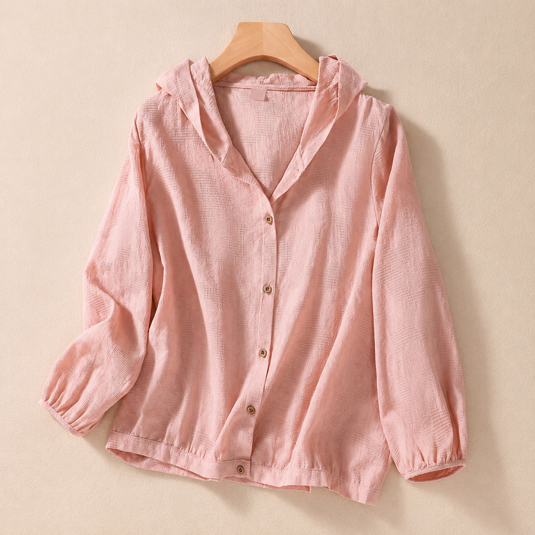 VANESSA LINEN HOODIE