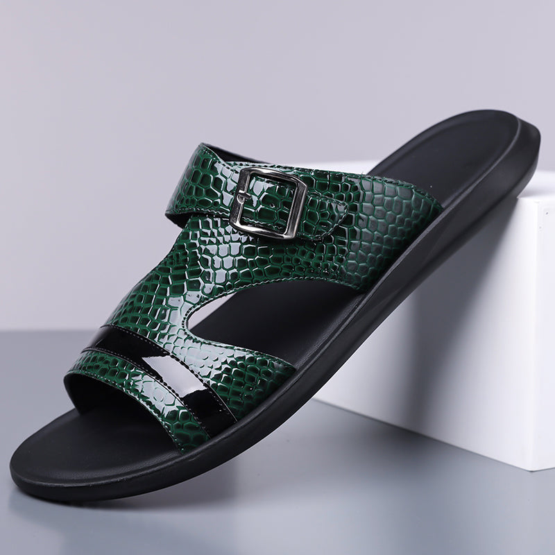 MONACO LEATHER SANDALS