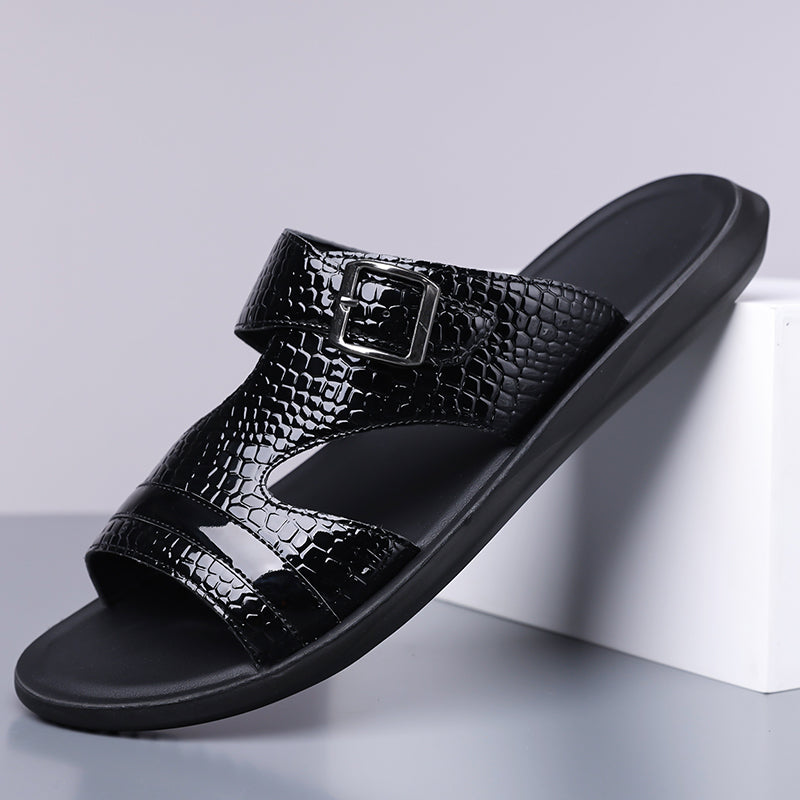 MONACO LEATHER SANDALS