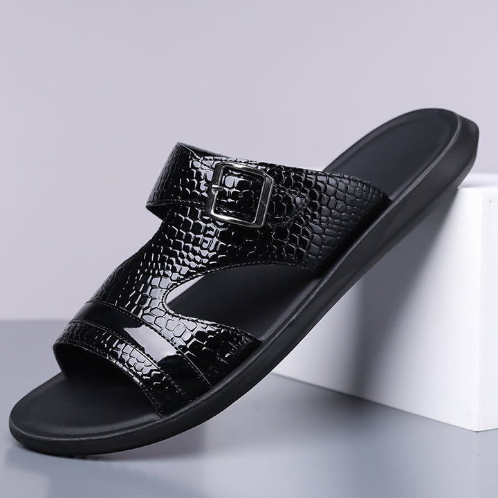 MONACO LEATHER SANDALS
