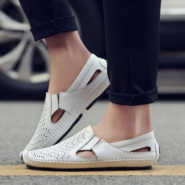 GRAYSON LEATHER SANDALS