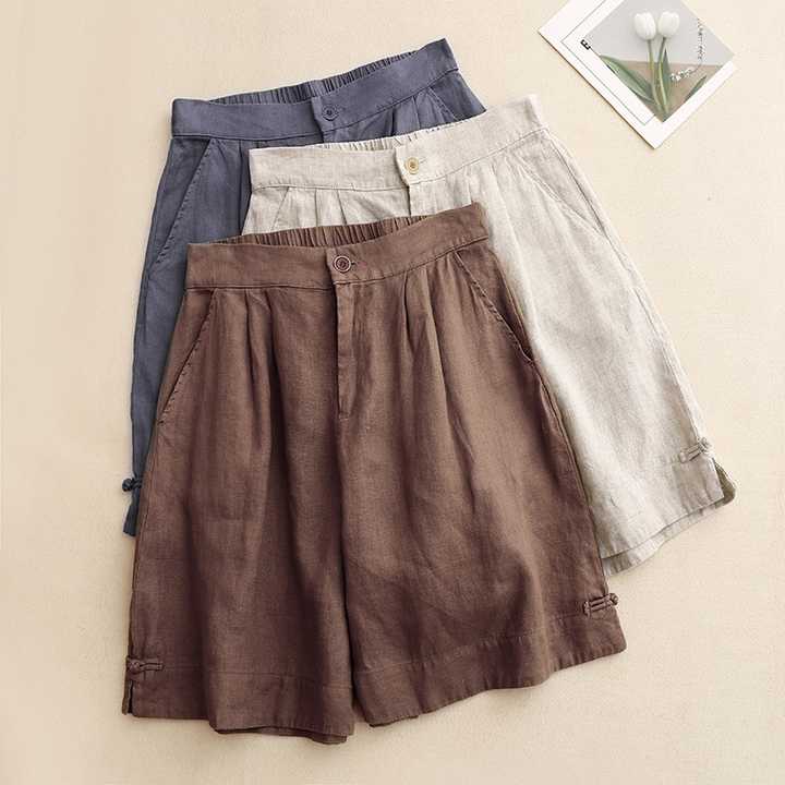 LISBON LINEN SHORTS