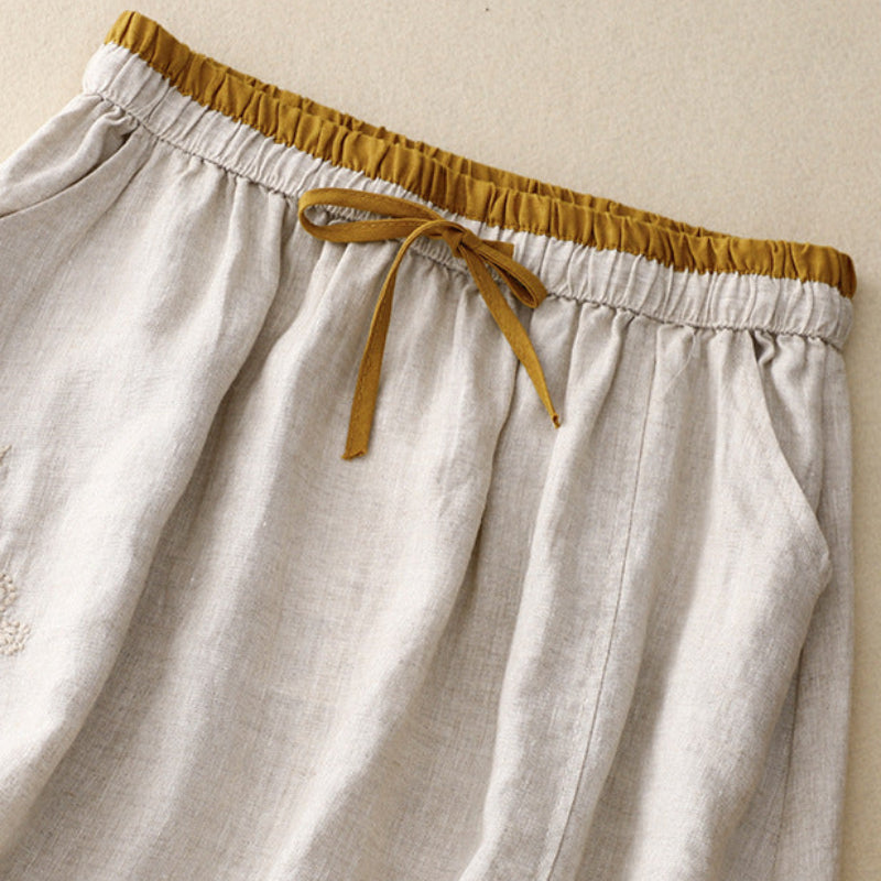MAISON LINEN SKIRT