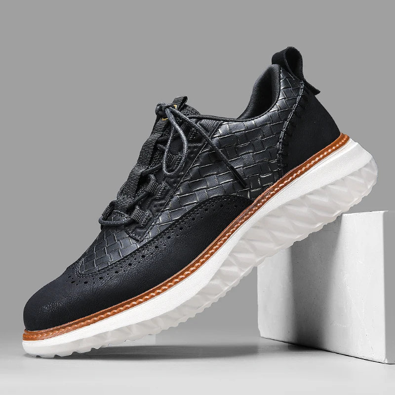 HUDSON LEATHER SNEAKERS