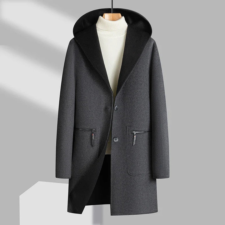 NORDWEST REVERSIBLE WOOL TOPCOAT
