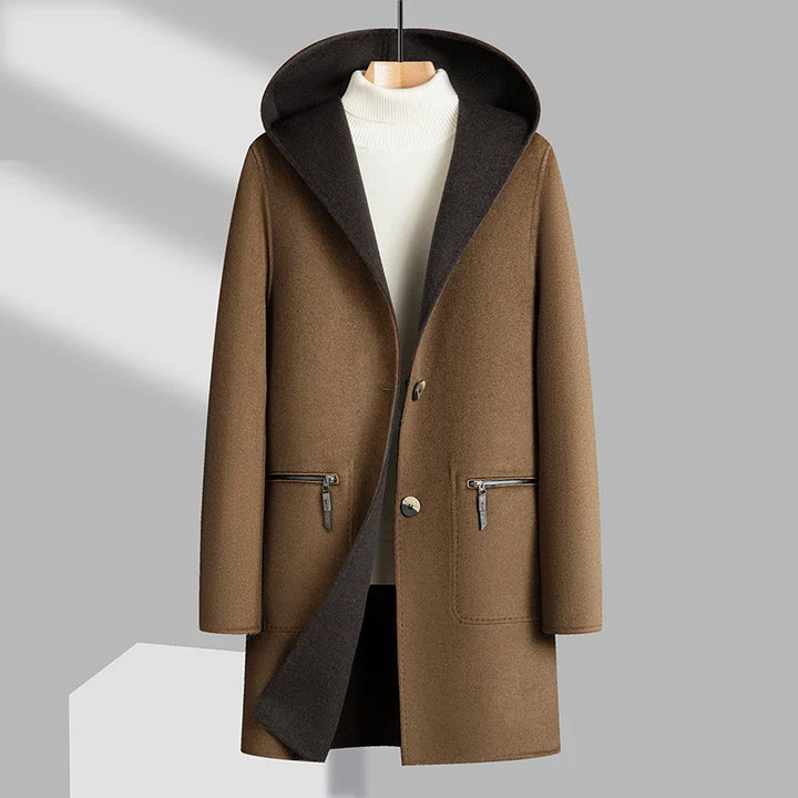 NORDWEST REVERSIBLE WOOL TOPCOAT