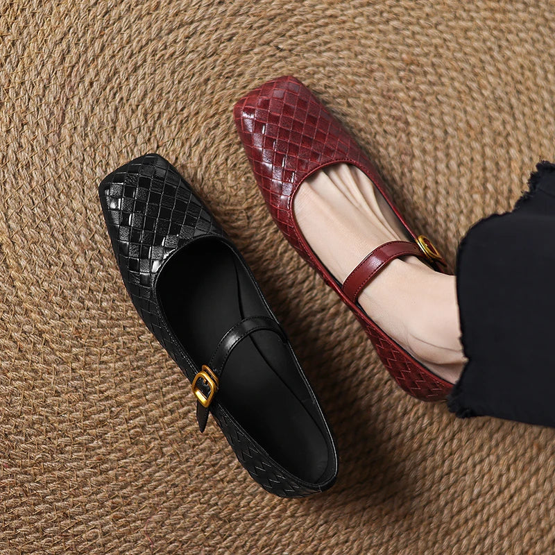 RIVA GENIUNE LEATHER MULES