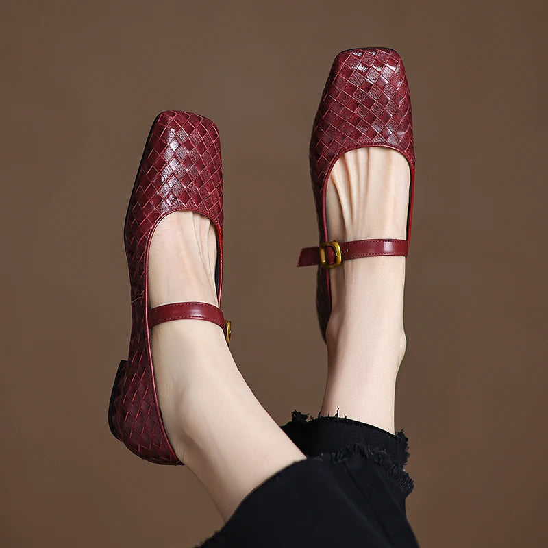 RIVA GENIUNE LEATHER MULES