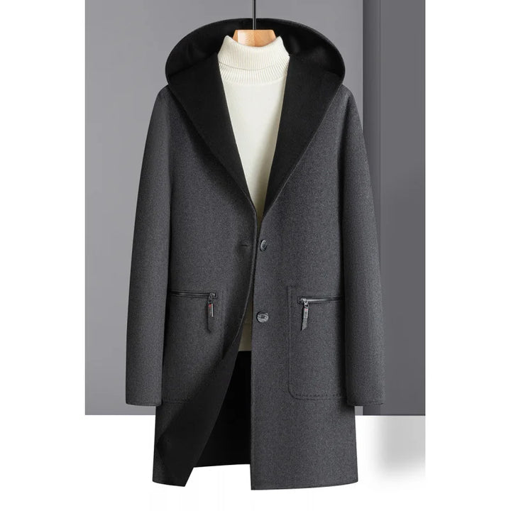 NORDWEST REVERSIBLE WOOL TOPCOAT