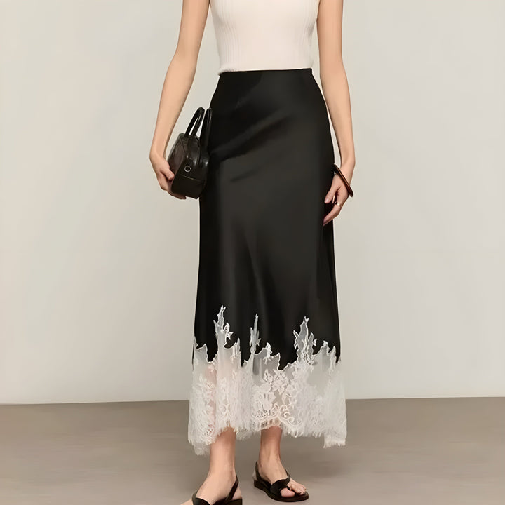 ISADORA LACE-TRIM SKIRT
