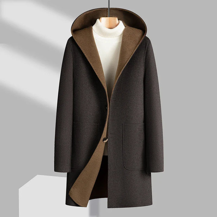 NORDWEST REVERSIBLE WOOL TOPCOAT