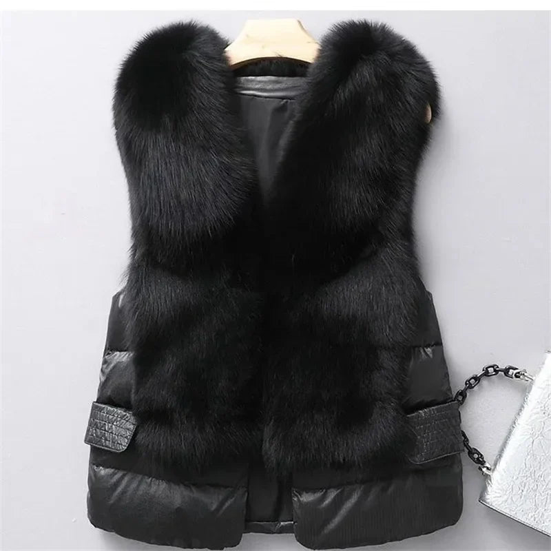 VERA FUR TRIM VEST