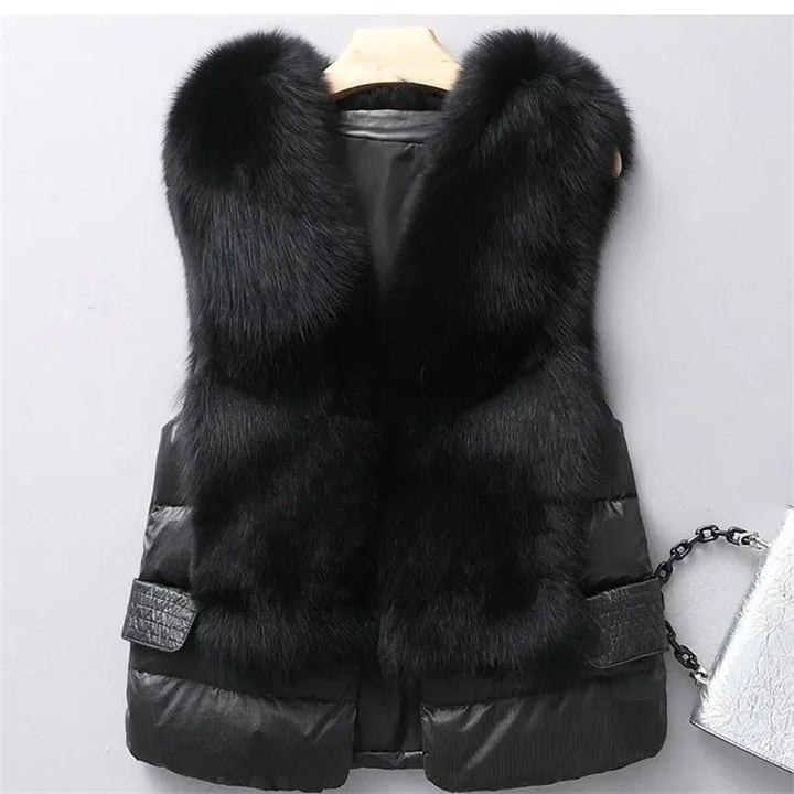 VERA FUR TRIM VEST