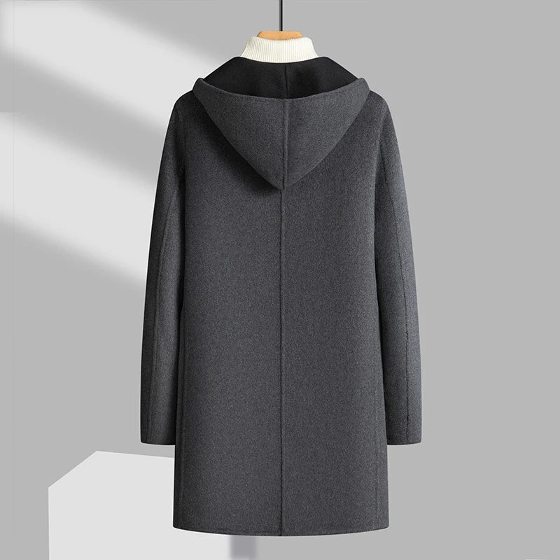 NORDWEST REVERSIBLE WOOL TOPCOAT