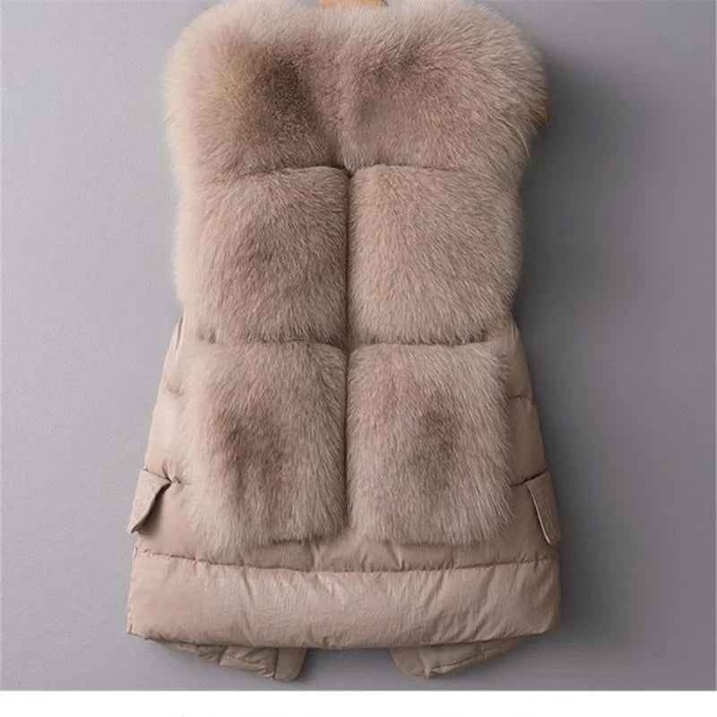 VERA FUR TRIM VEST