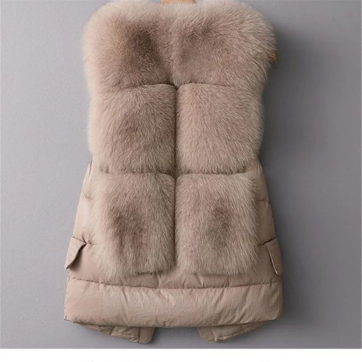 VERA FUR TRIM VEST