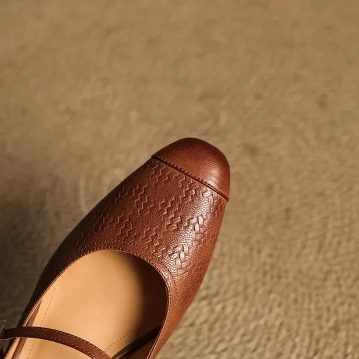 AURELIA GENUINE LEATHER MULES