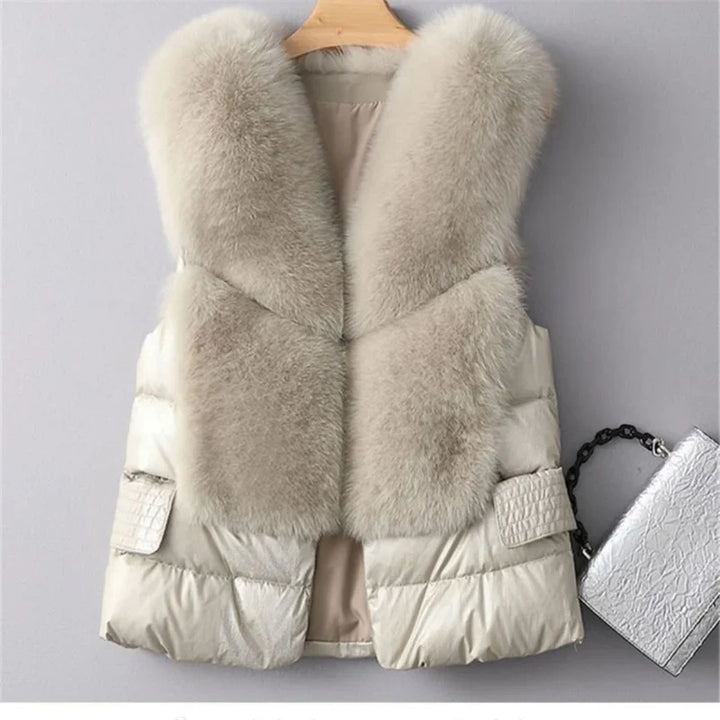 VERA FUR TRIM VEST