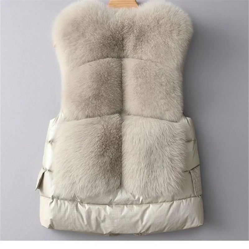VERA FUR TRIM VEST