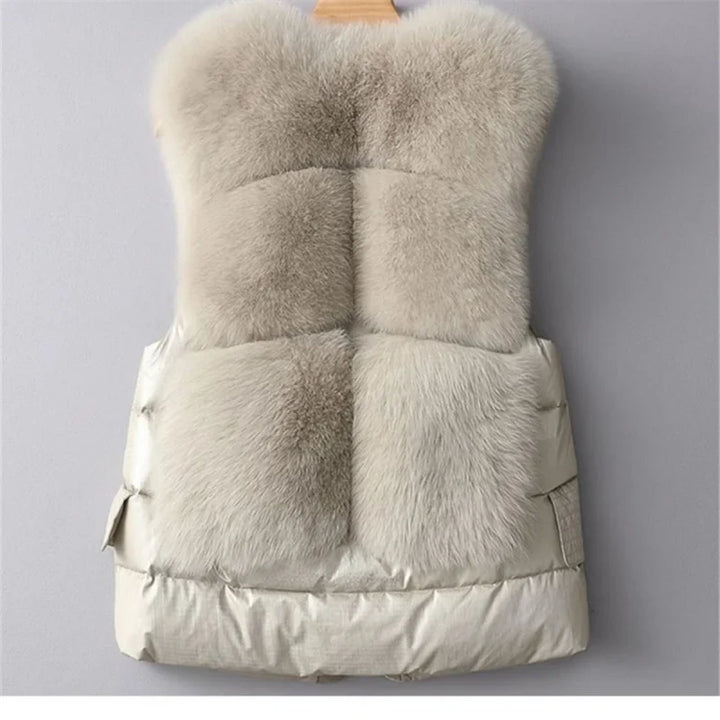 VERA FUR TRIM VEST