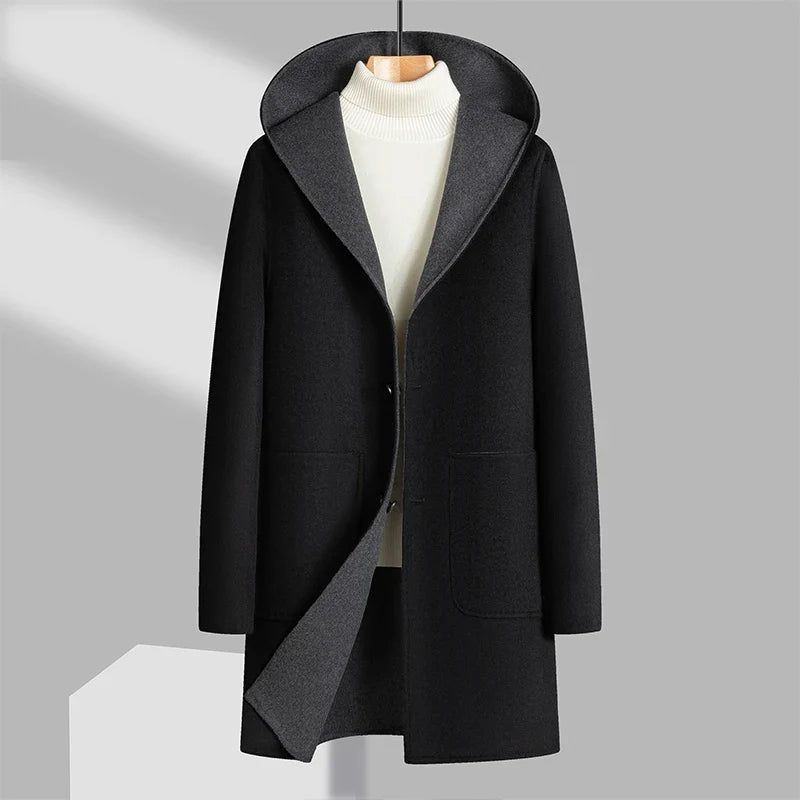 NORDWEST REVERSIBLE WOOL TOPCOAT