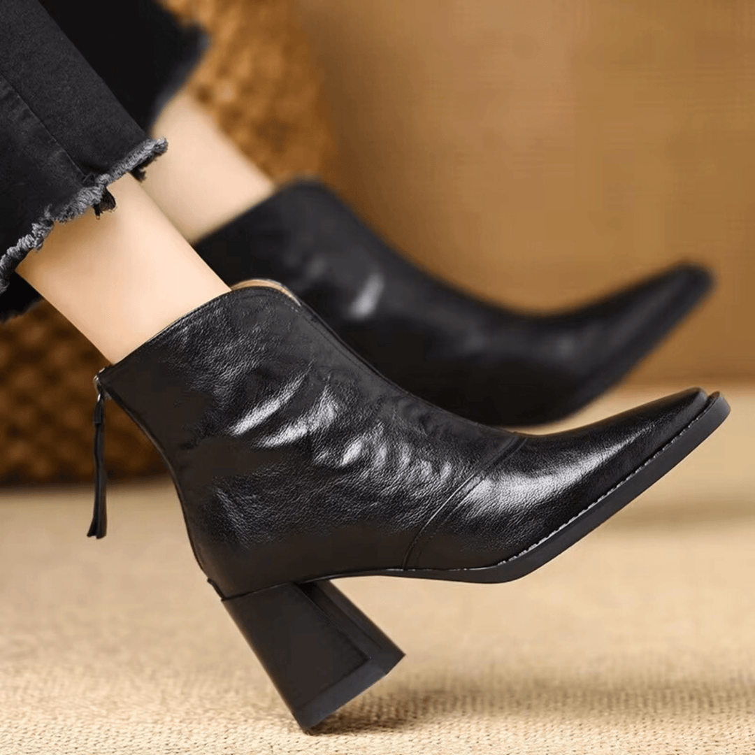 VERONICA LEATHER BOOTS