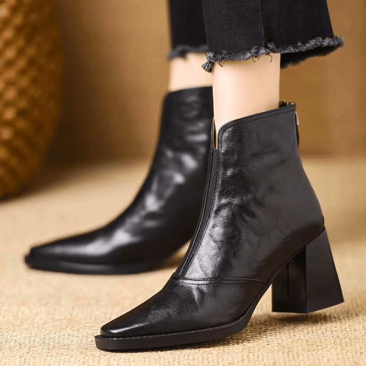 VERONICA LEATHER BOOTS