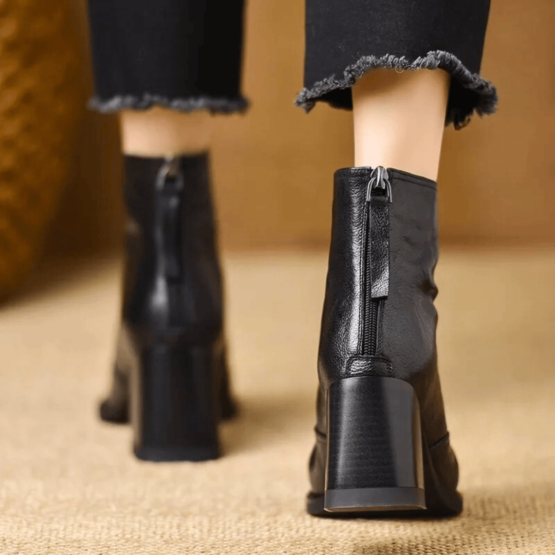 VERONICA LEATHER BOOTS