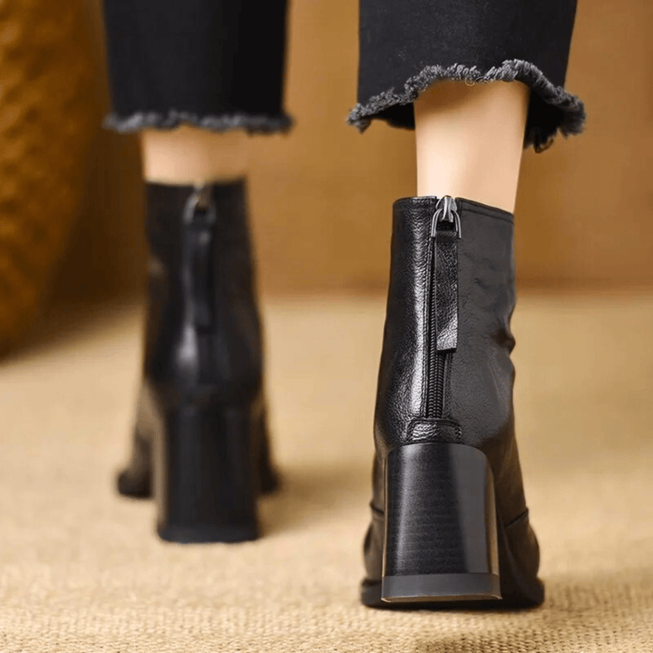 VERONICA LEATHER BOOTS