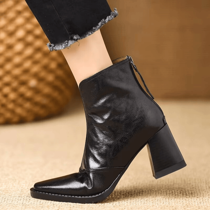 VERONICA LEATHER BOOTS