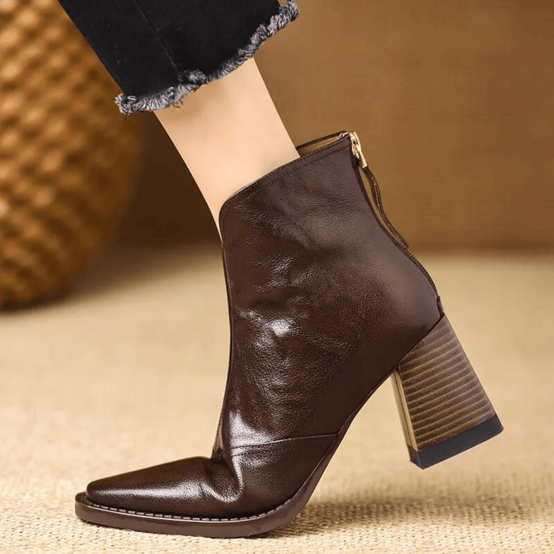 VERONICA LEATHER BOOTS