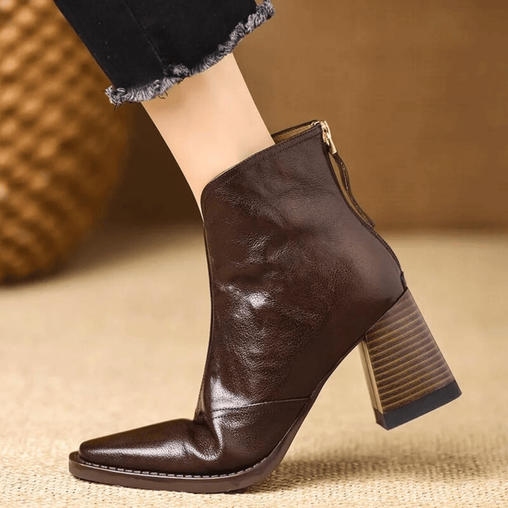 VERONICA LEATHER BOOTS